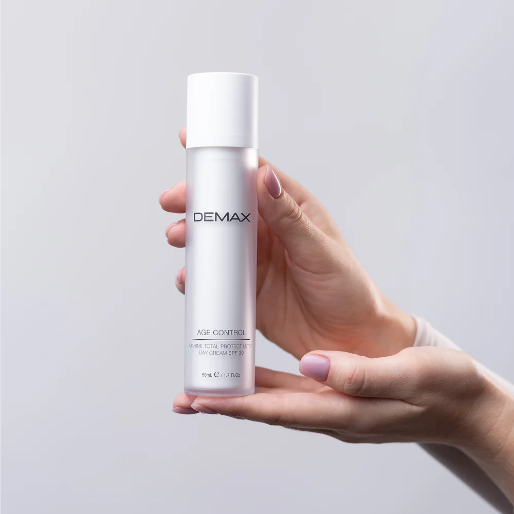 Денний захисний крем для обличчя Demax SPF 30 з морськими